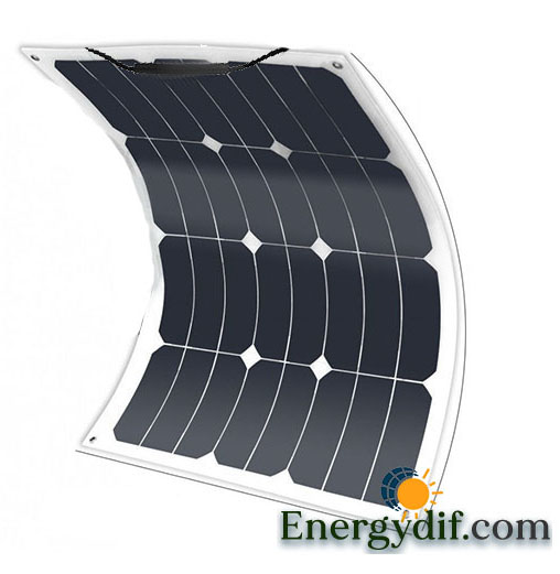 Un panel solar flexible MX FLEX de 30 Wp
